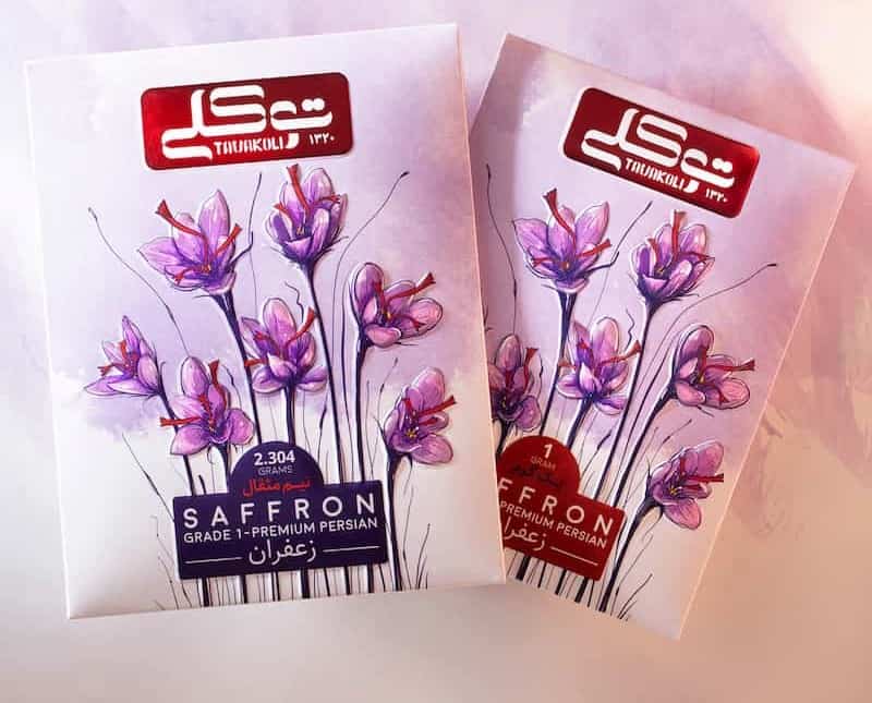 زعفران سرگل توکلی درجه یک با رنگ عطر  فوق العاده